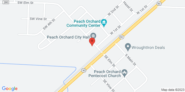 123 Sw Elm St, Peach Orchard, Arkansas, AR, 72453-9998 Map