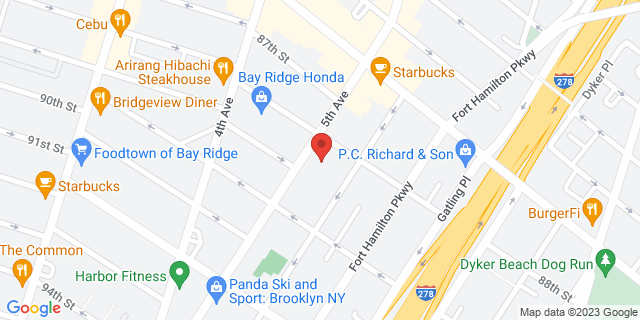 8801 5Th Ave, Brooklyn, New York, NY, 11209-9997 Map