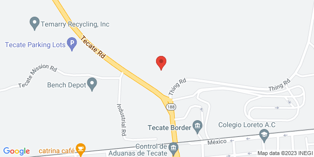 441 Tecate Rd, Tecate, California, CA, 91980-9998 Map