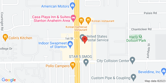 10440 Beach Blvd, Stanton, California, CA, 90680-9998 Map