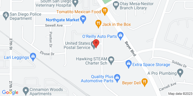 2960 Fern Ave, San Diego, California, CA, 92154-9998 Map