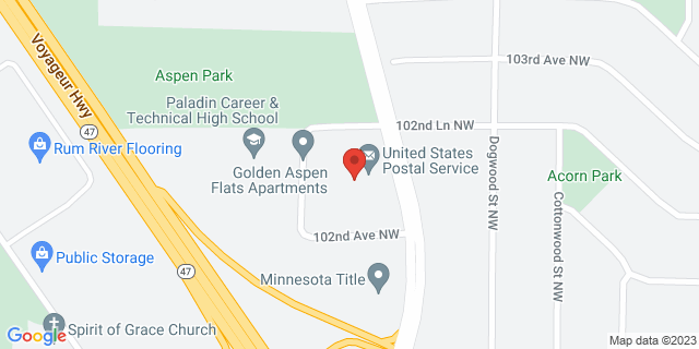 10250 Foley Blvd Nw, Minneapolis, Minnesota, MN, 55448-9998 Map