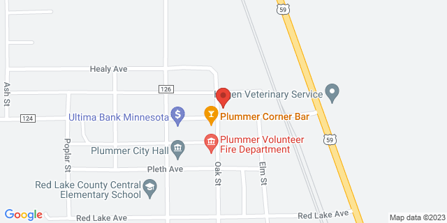 210 Central Ave E, Plummer, Minnesota, MN, 56748-9998 Map