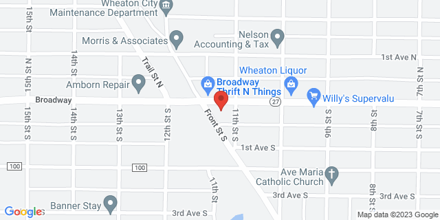 1107 Broadway, Wheaton, Minnesota, MN, 56296-1307 Map