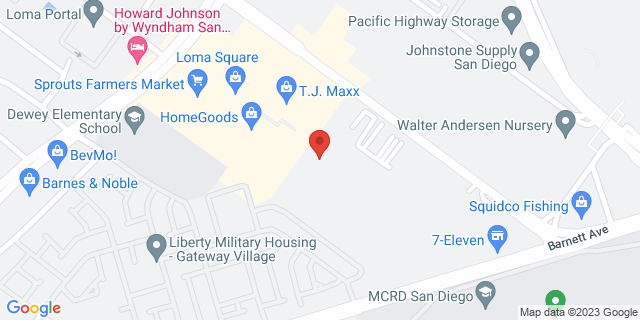 2701 Midway Dr, San Diego, California, CA, 92110-9996 Map