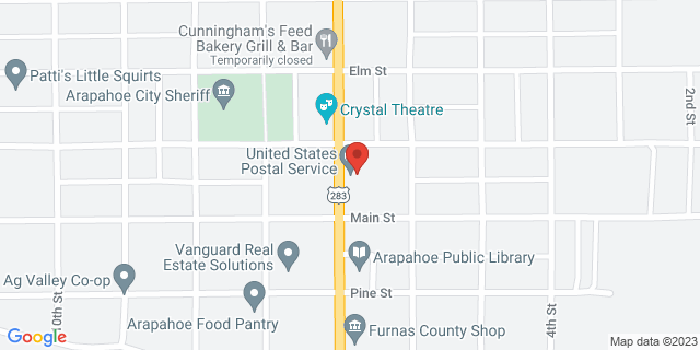 416 Nebraska Ave, Arapahoe, Nebraska, NE, 68922-2762 Map