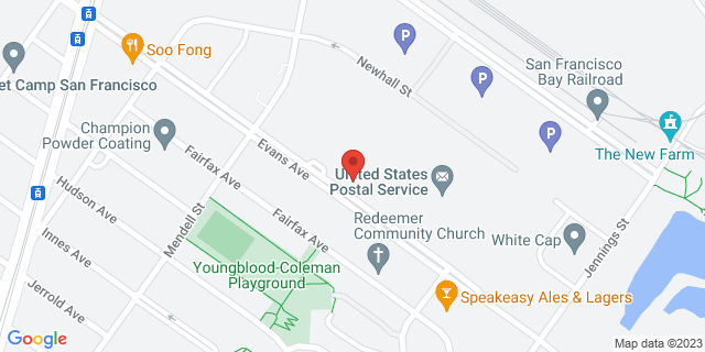 1300 Evans Ave Ste 30, San Francisco, California, CA, 94188-8014 Map