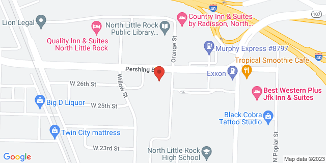 300 W Pershing Blvd, North Little Rock, Arkansas, AR, 72114-9998 Map