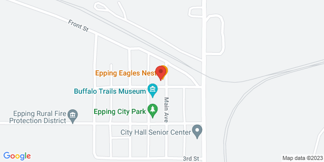 109 Main Ave, Epping, North Dakota, ND, 58843-9998 Map