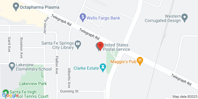 11760 Telegraph Rd, Santa Fe Springs, California, CA, 90670-9998 Map