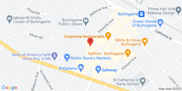 329 Primrose Rd, Burlingame, California, CA, 94010-9998 Map