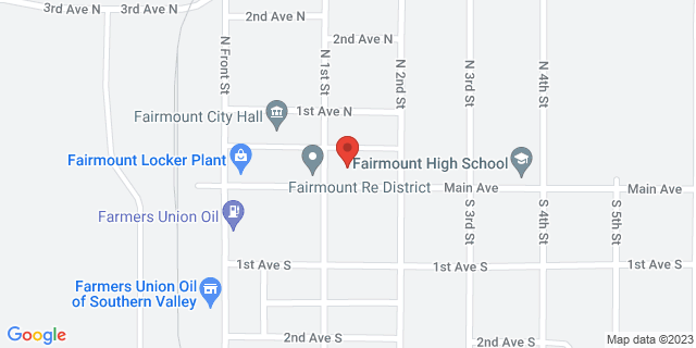 202 Main Ave, Fairmount, North Dakota, ND, 58030-9998 Map