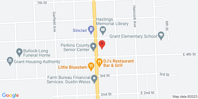 417 Central Ave, Grant, Nebraska, NE, 69140-3007 Map