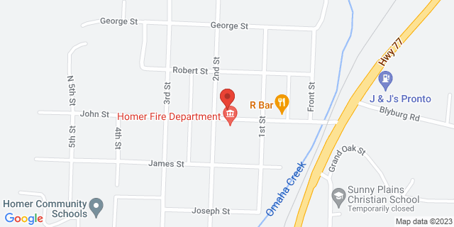 113 John St, Homer, Nebraska, NE, 68030-9700 Map