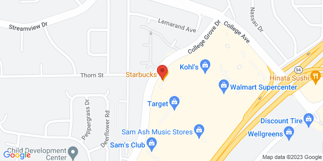 3426 College Ave, San Diego, California, CA, 92115-9997 Map