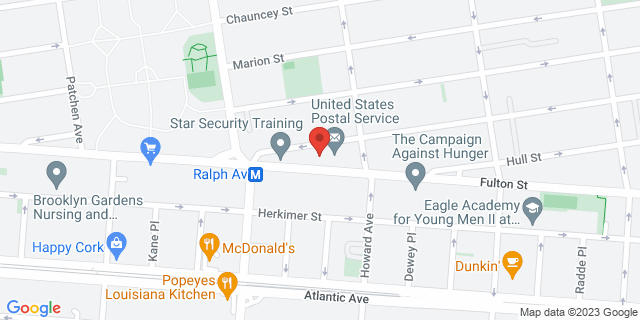 1915 Fulton St, Brooklyn, New York, NY, 11233-9997 Map