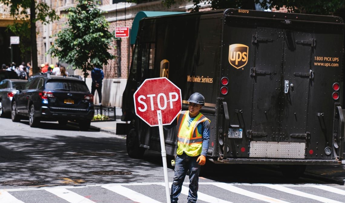 can i take ups surepost to post office